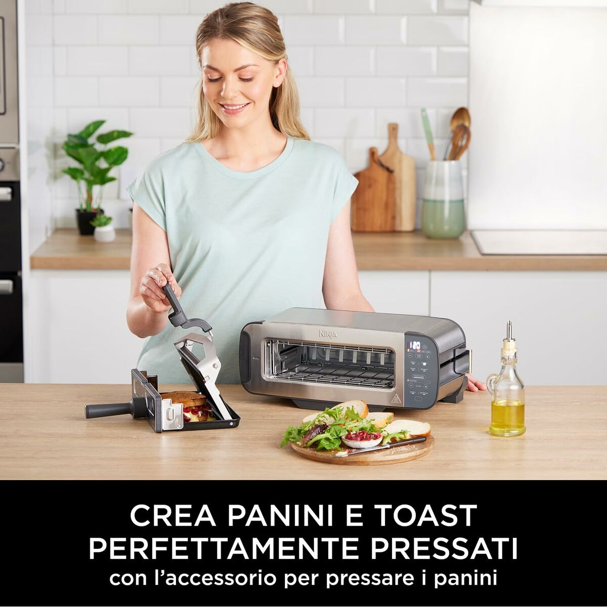 Grille-pain NINJA Argenté 1200 W 3-en-1