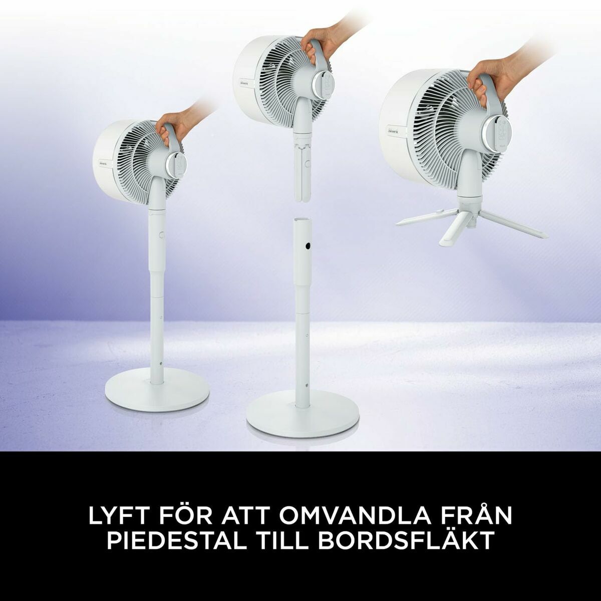 Ventilateur sur Pied Shark Blanc