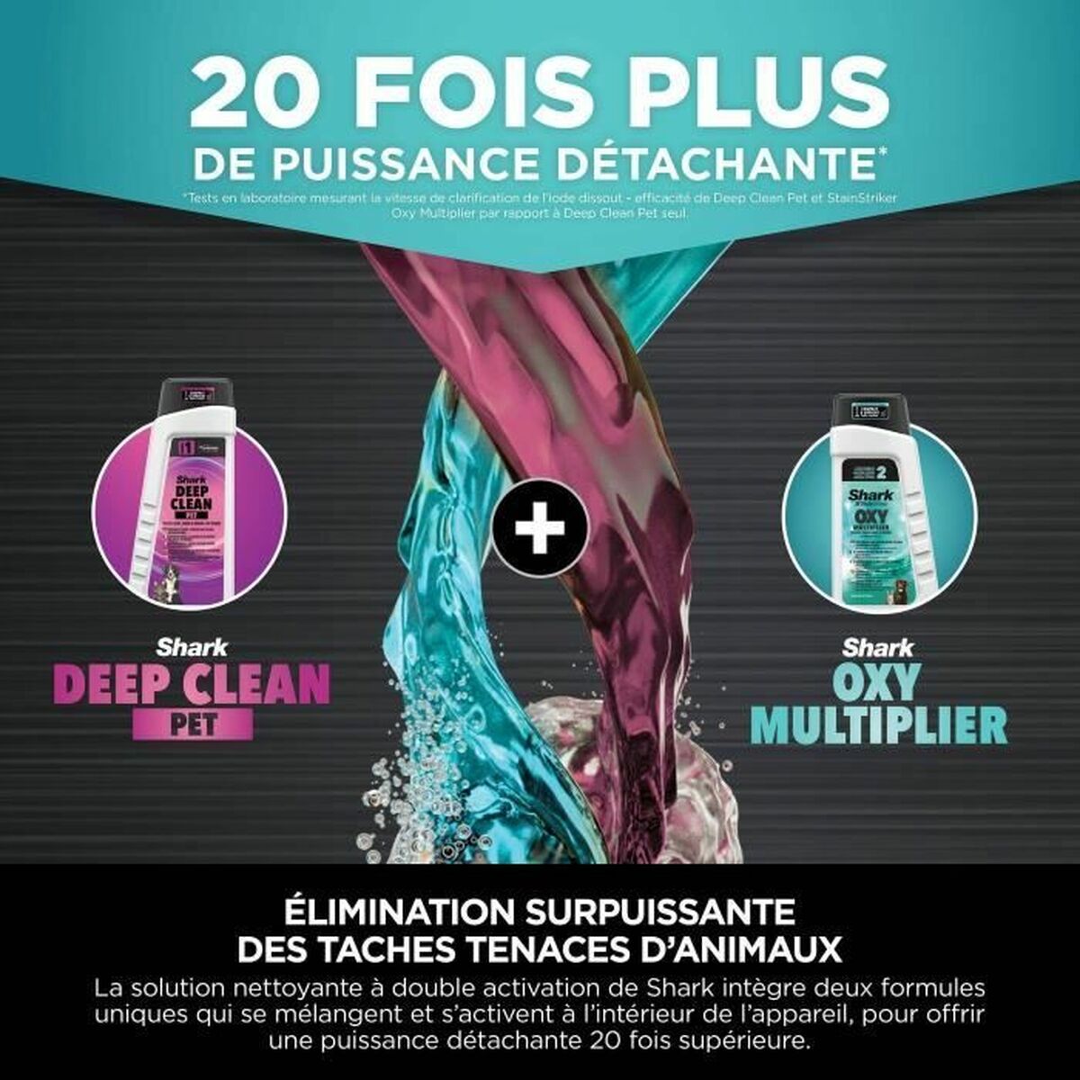 Démêlant pour animaux de compagnie Shark StainStriker 473 ml