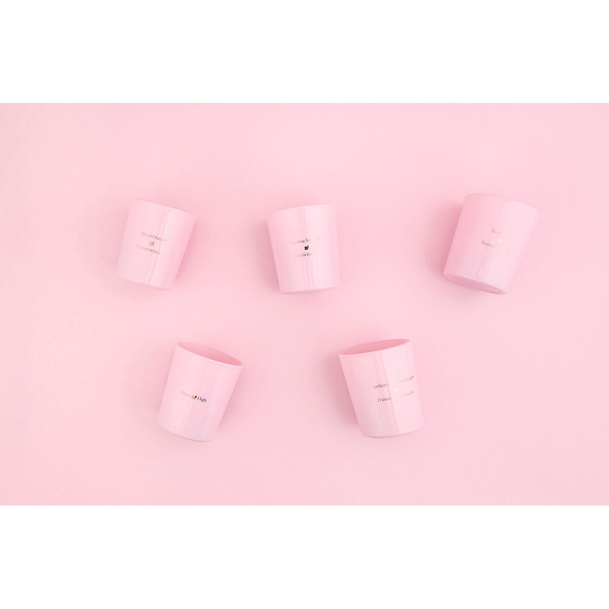 Bougie de massage Highonlove Orange Rose Champagne aux fraises Lychee 35 ml