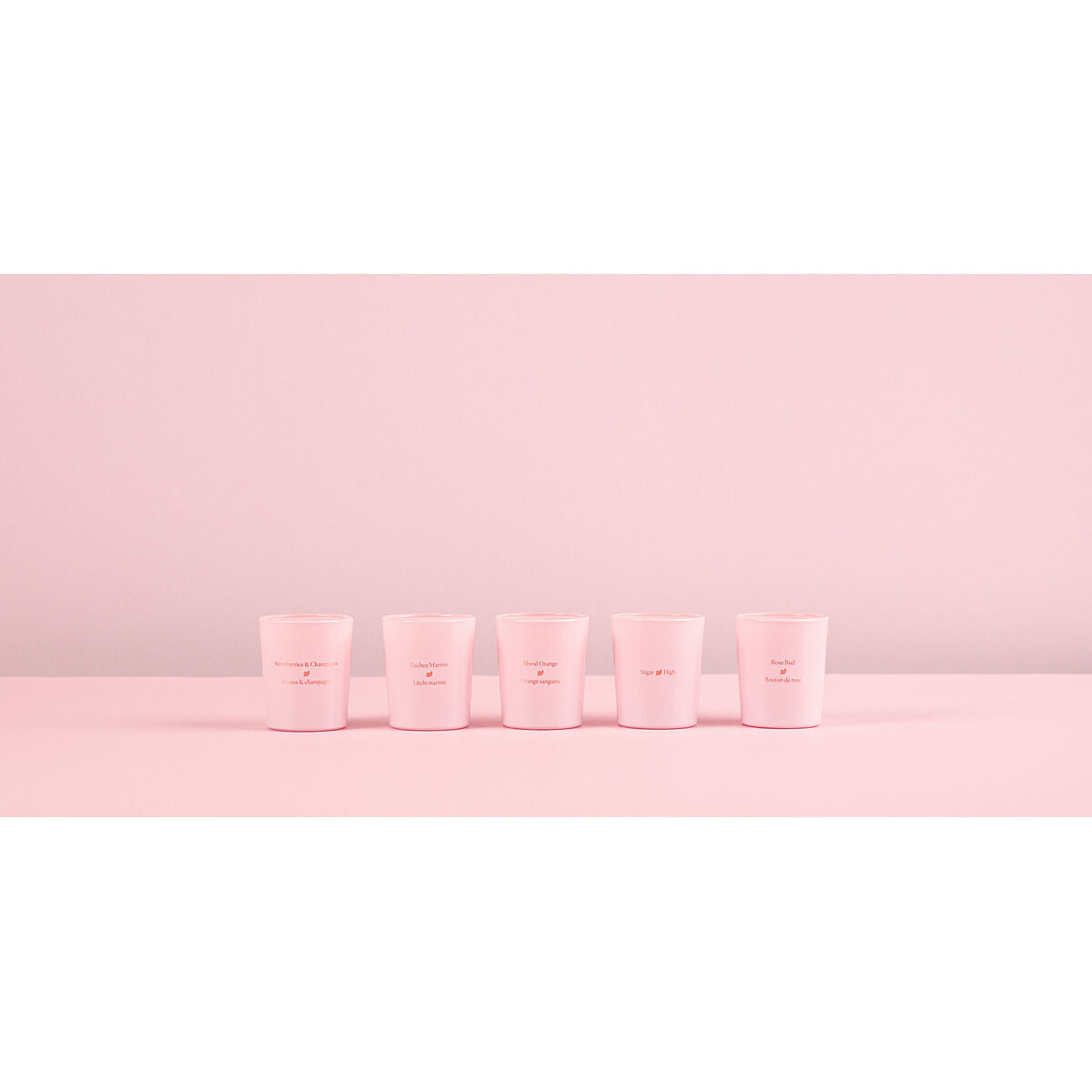 Bougie de massage Highonlove Orange Rose Champagne aux fraises Lychee 35 ml