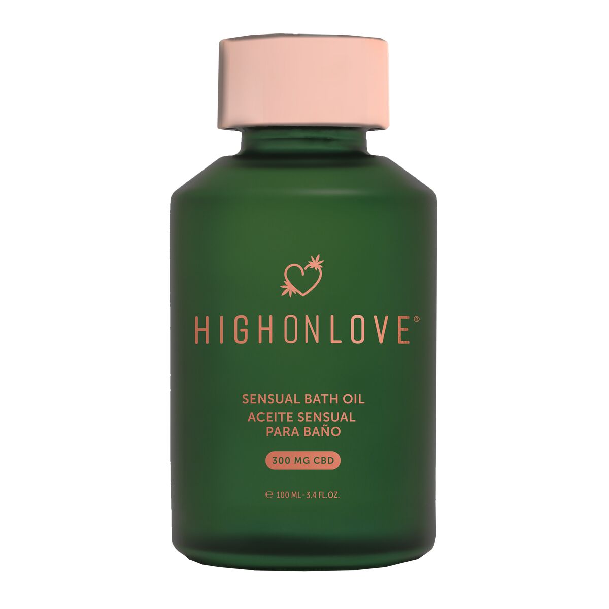Huile de bain High on Love Sensual 100 ml CBD