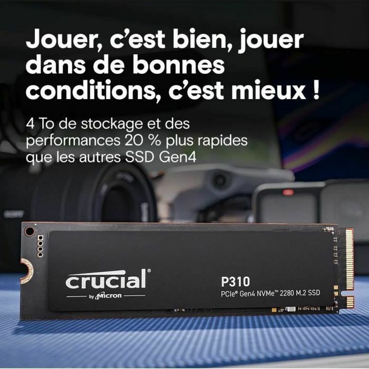Disque dur Crucial CT4000P310SSD8 4 TB SSD