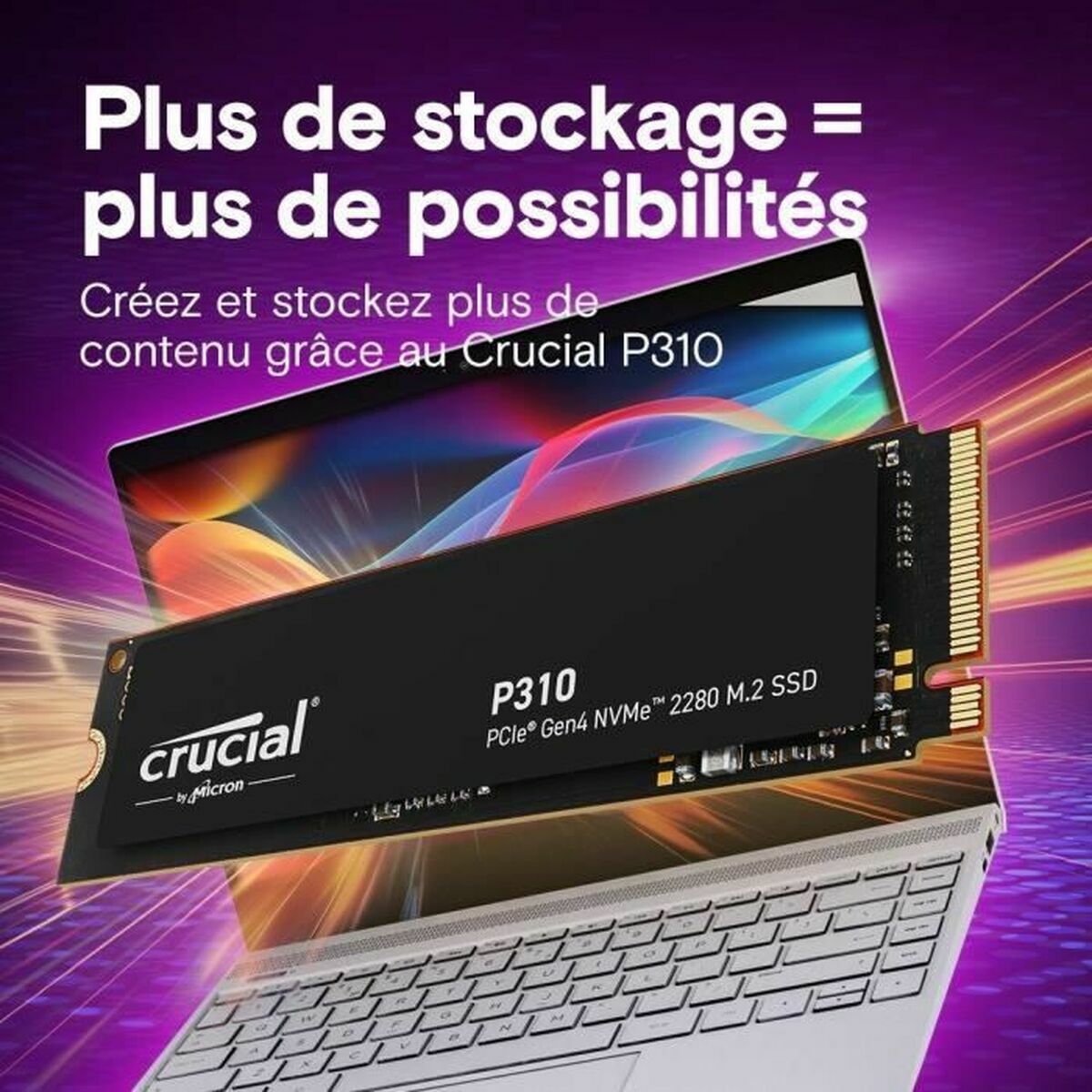 Disque dur Crucial CT4000P310SSD8 4 TB SSD