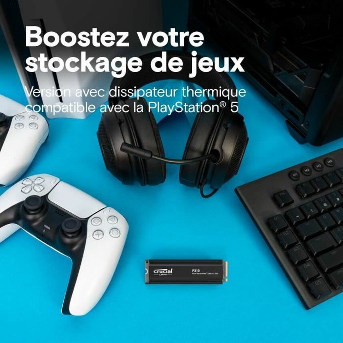 Disque dur Crucial 1 TB SSD