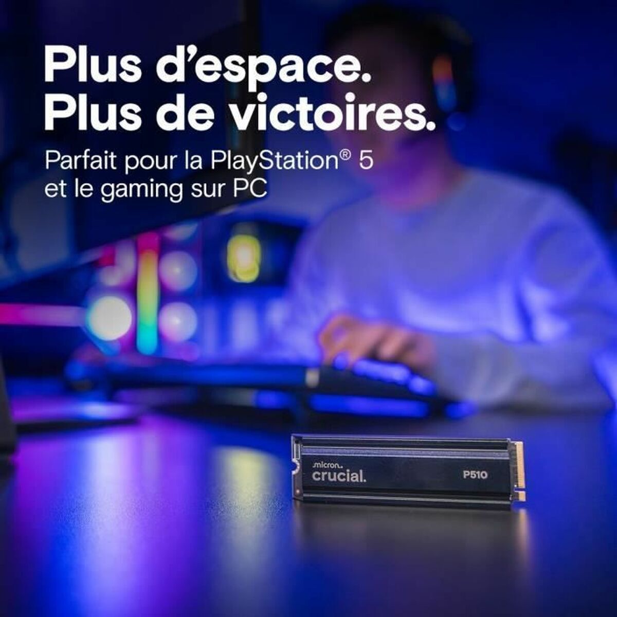 Disque dur Crucial P510 2 TB SSD