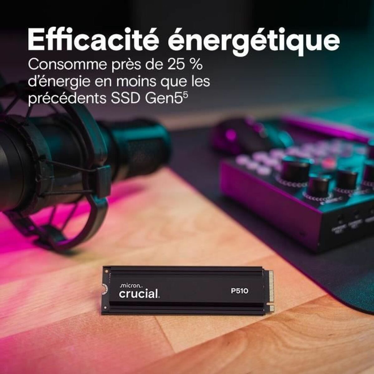 Disque dur Crucial P510 2 TB SSD