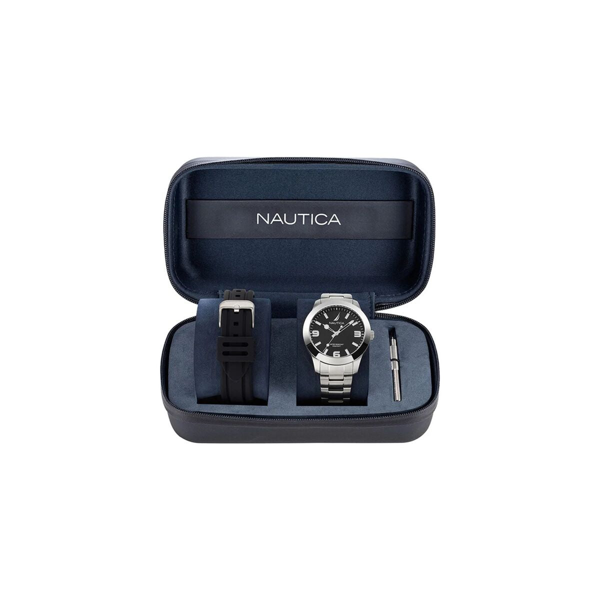 Montre Homme Nautica NAPPBF205 Argenté (Ø 42 mm)