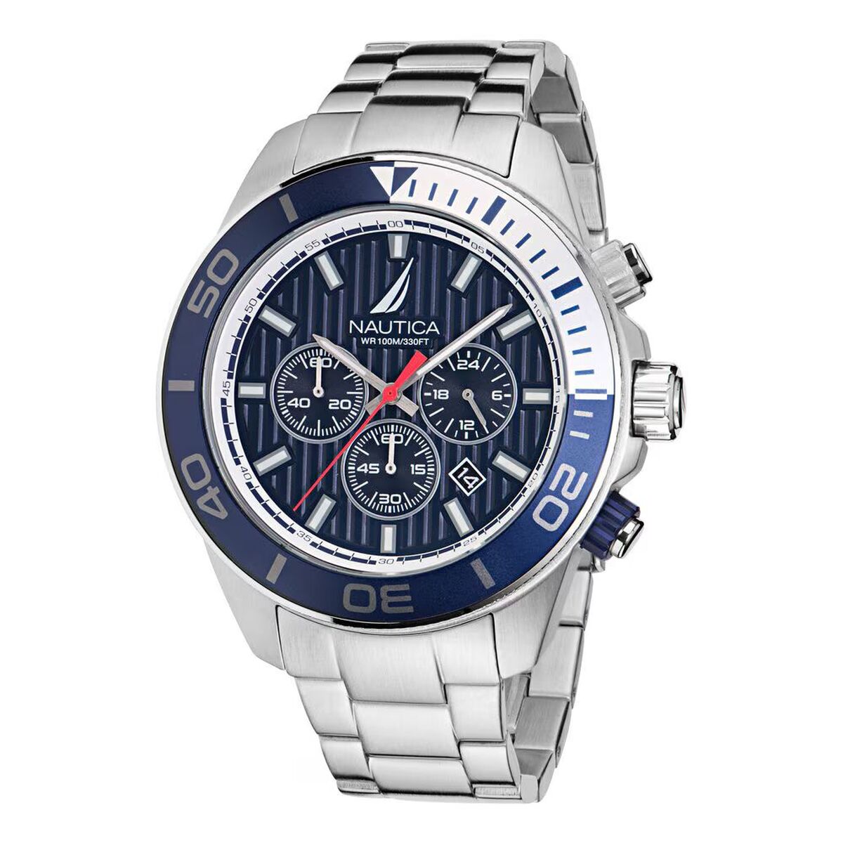 Montre Homme Nautica Argenté (Ø 48 mm)