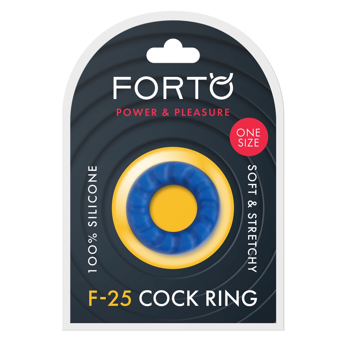 Anneau Pénis Forto Bleu Ø 23 mm