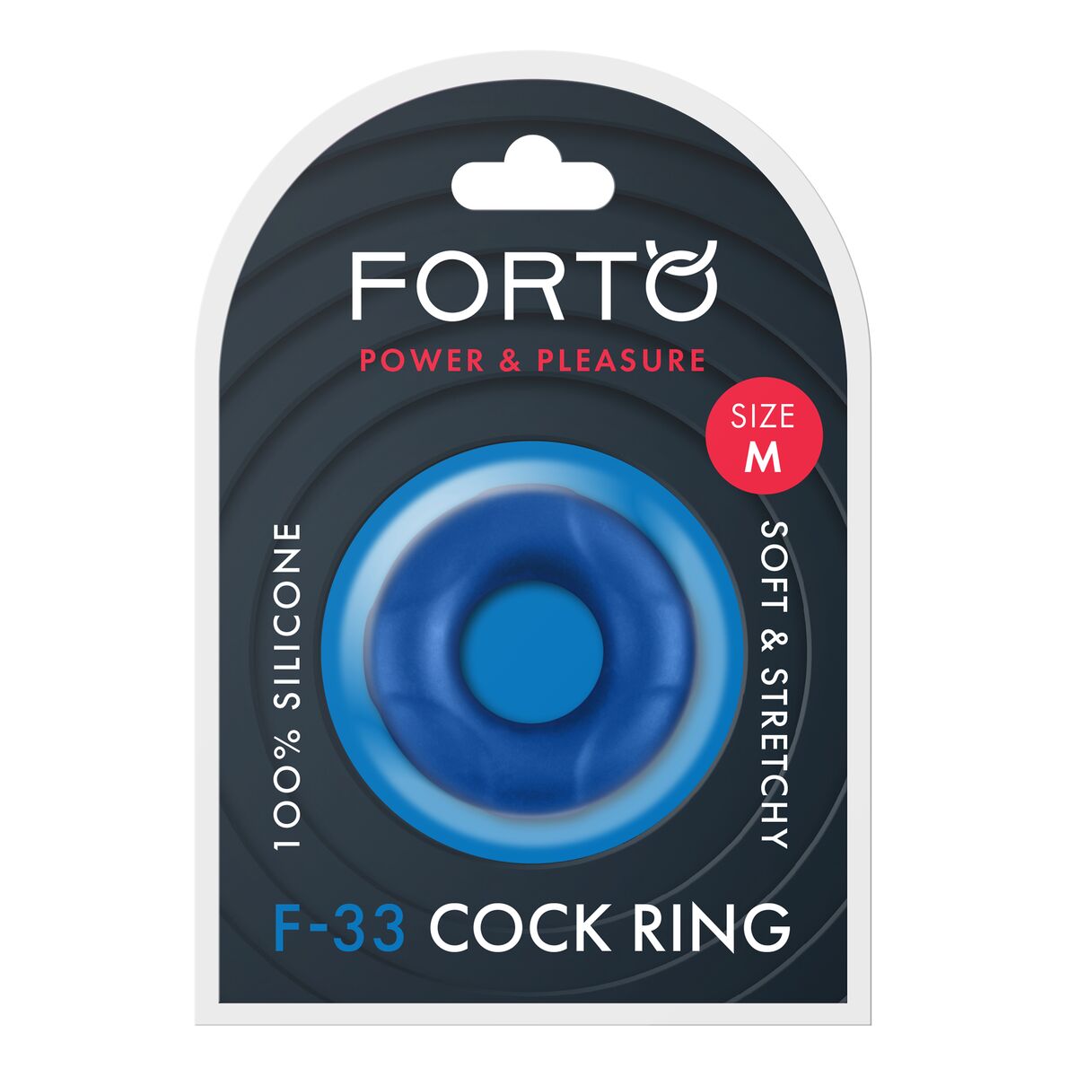 Anneau Pénis Forto Bleu M Ø 21 mm