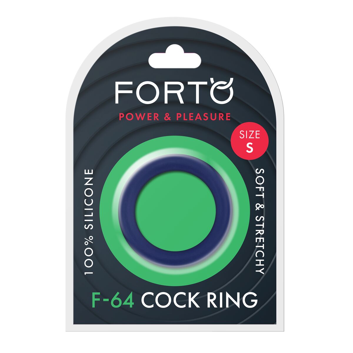 Anneau Pénis Forto Bleu S Ø 40 mm