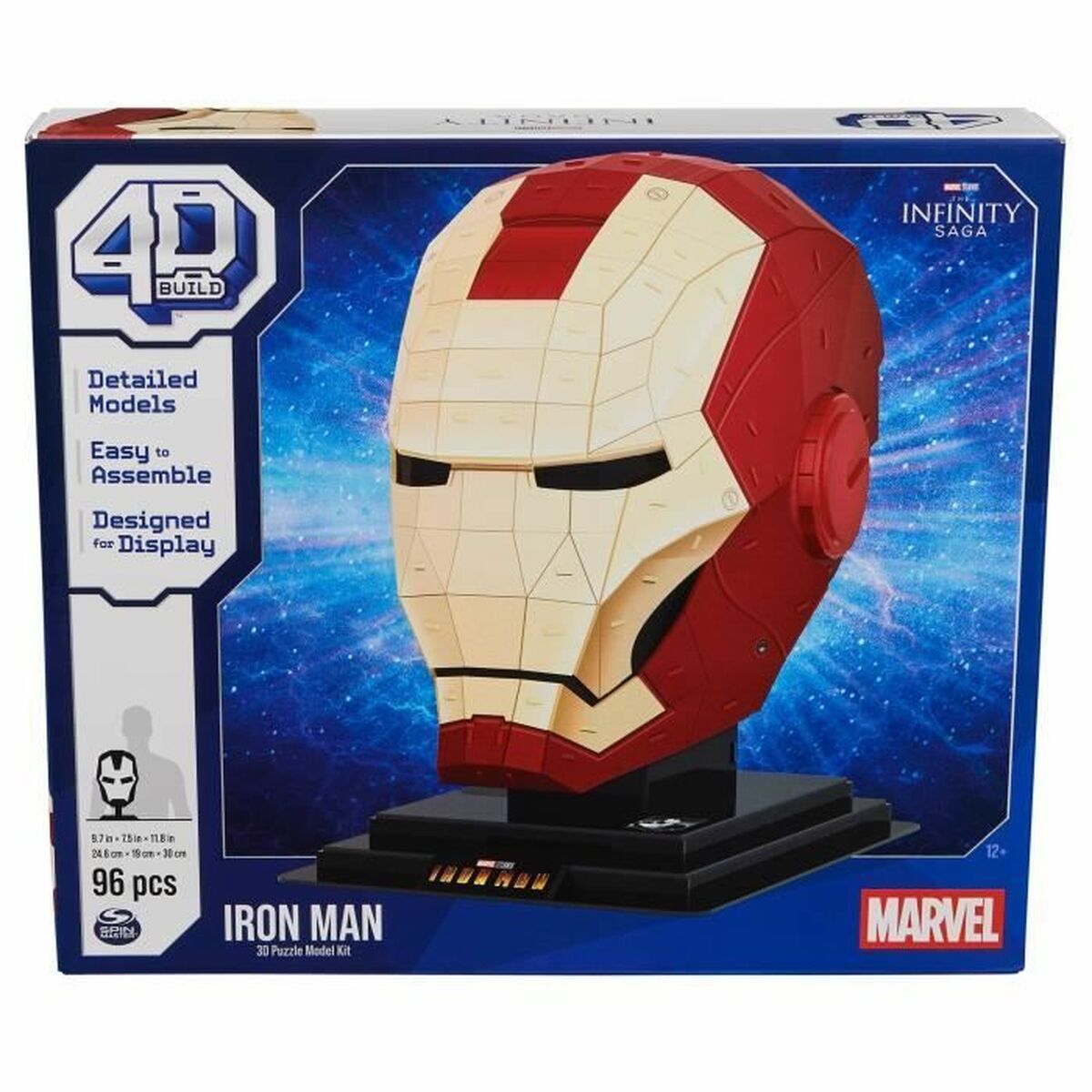 Set de construction Marvel Iron Man 96 Pièces 24,6 x 19 x 30 cm Multicouleur