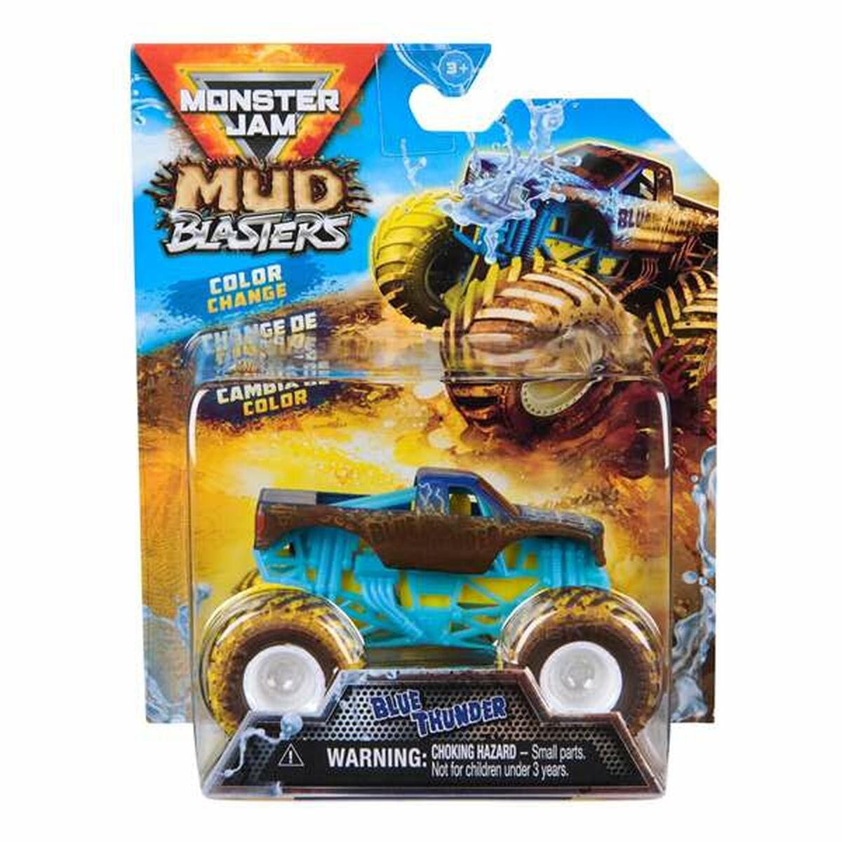 Monster Truck Monster Jam Mud Blasters 1:64 Bleu