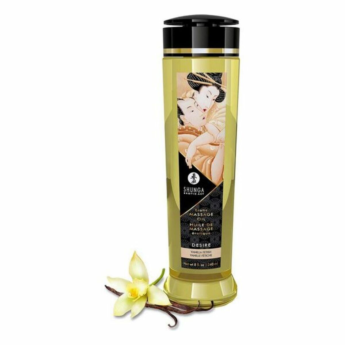 Huile de massage érotique Shunga Desire Vanille (240 ml)