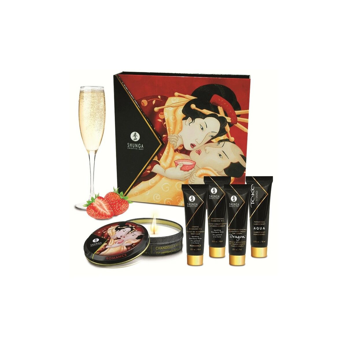 Geisha Sparjling Vin de Fraise Shunga SH8208