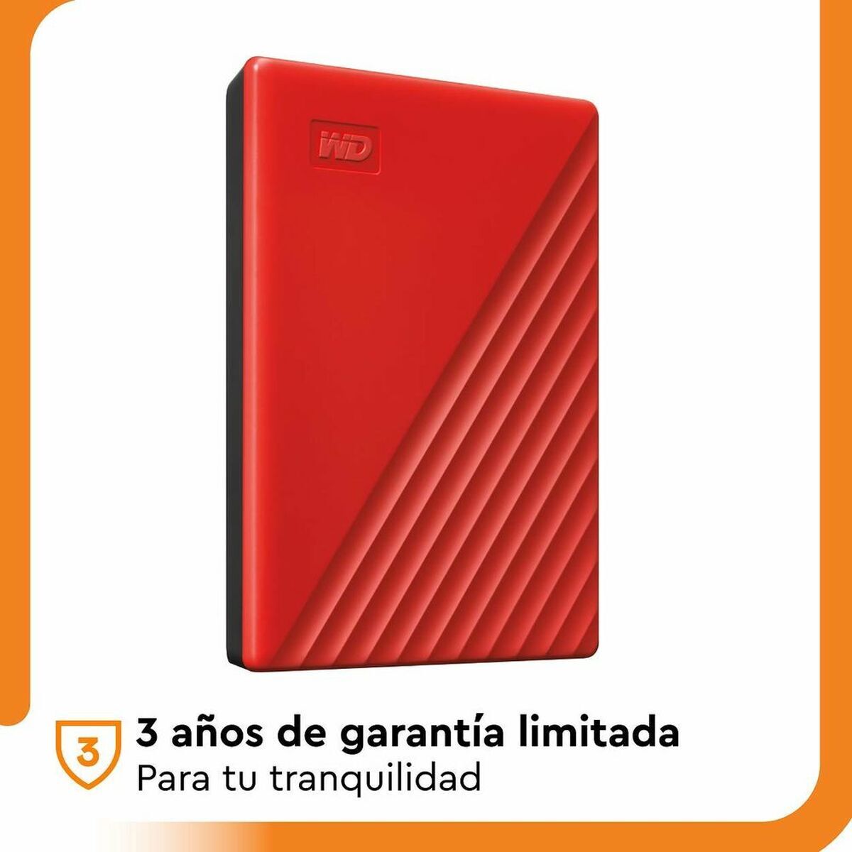 Disque Dur Externe Western Digital WDBPKJ0040BRD-WESN 4 TB Rouge
