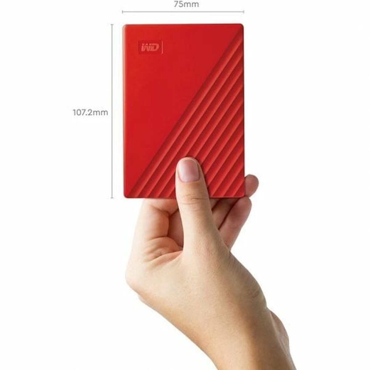 Disque Dur Externe Western Digital WDBPKJ0040BRD-WESN 4 TB Rouge
