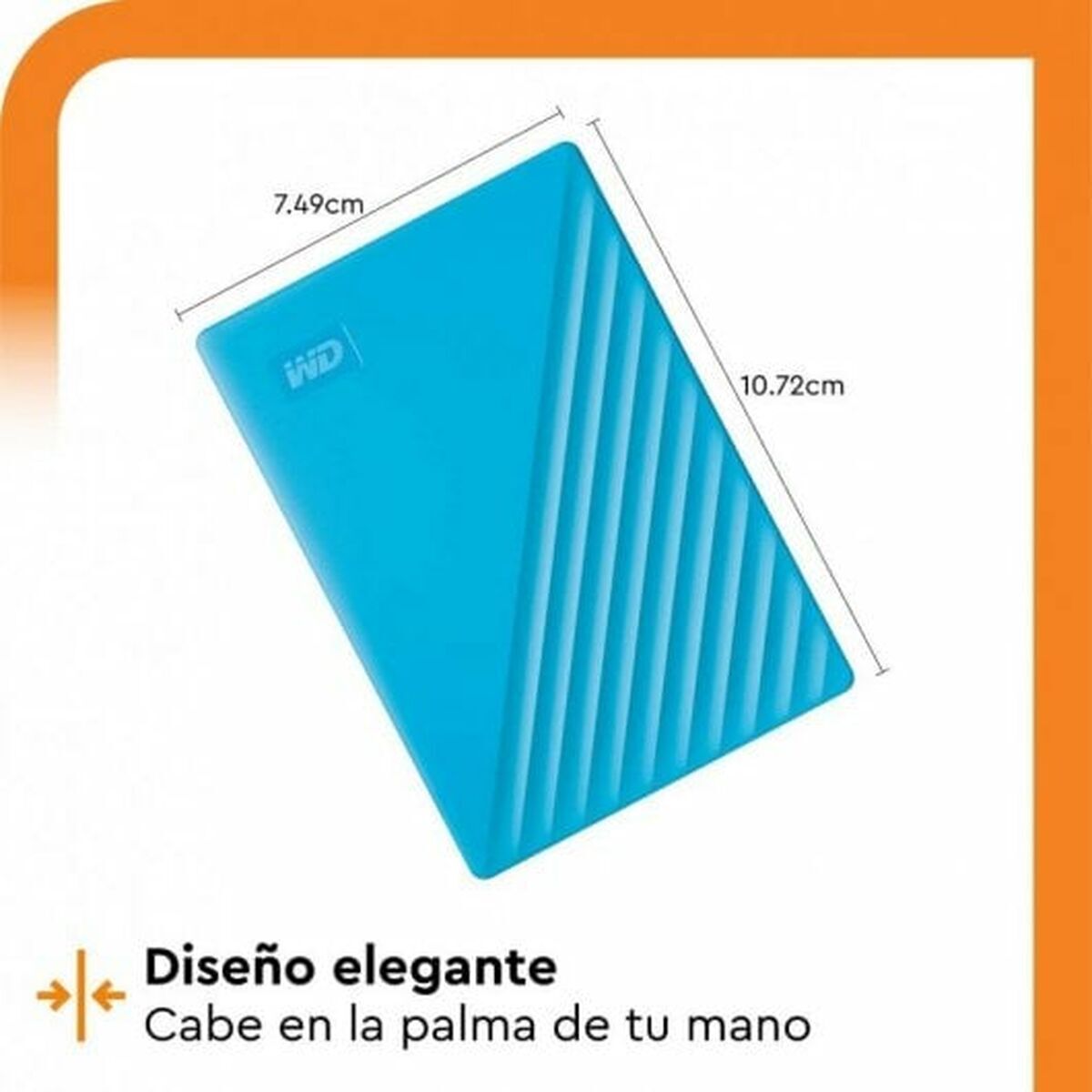 Disque dur Western Digital My Passport 2 TB Bleu