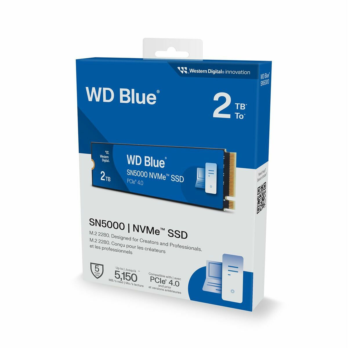 Disque dur Western Digital Blue SN5000 2 TB SSD