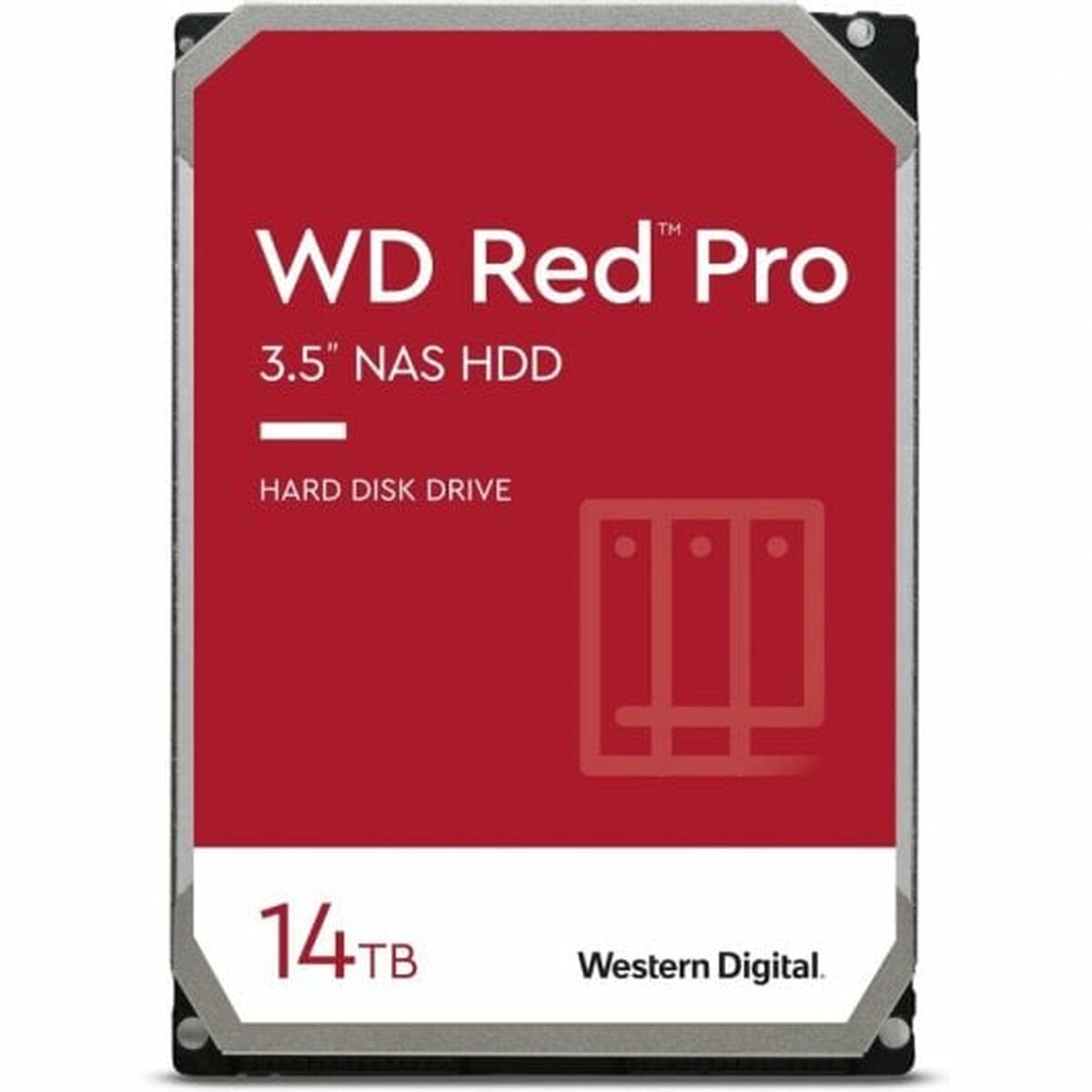 Disque dur Western Digital Red Pro WD142KFGX 3,5" 14 TB
