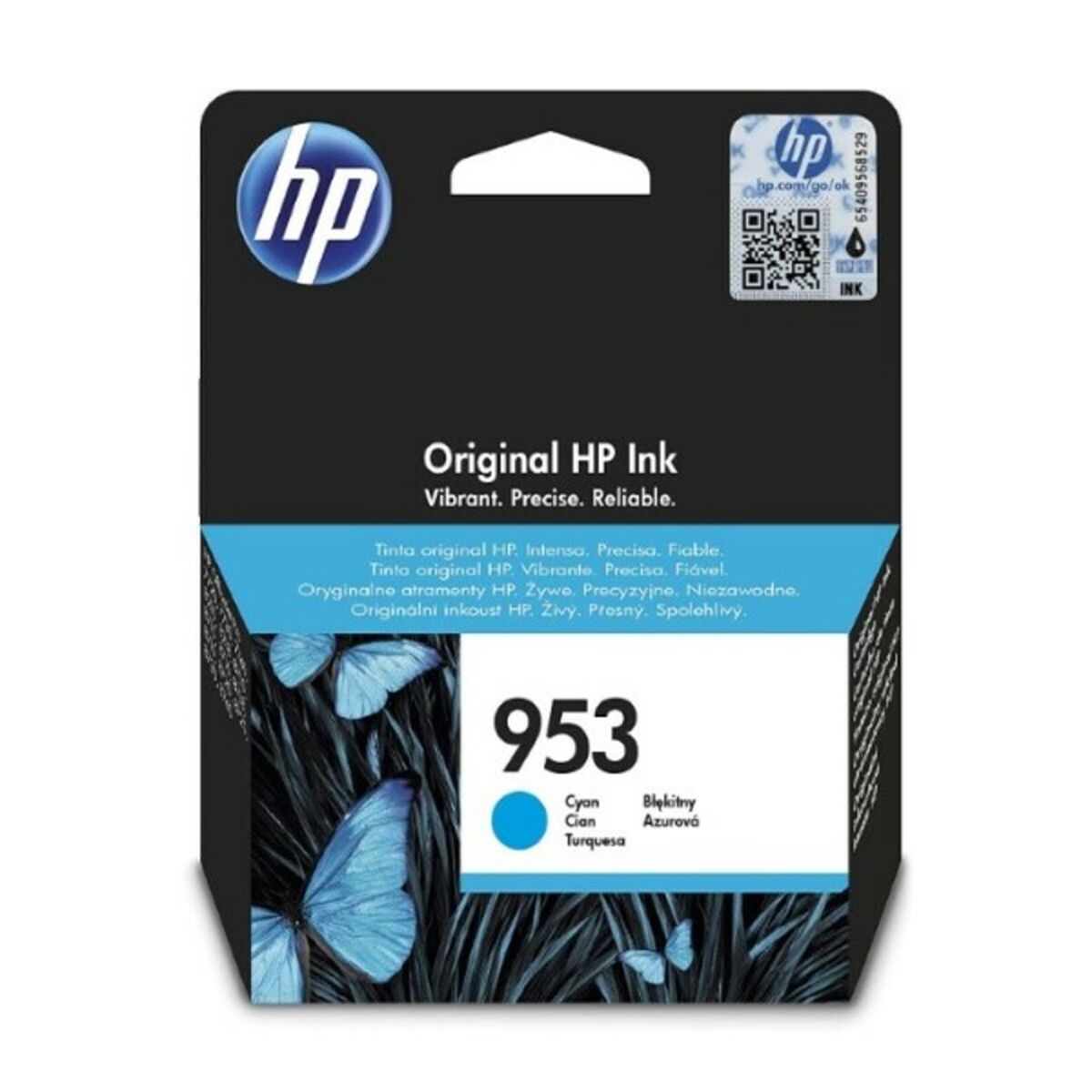 Cartouche d'encre originale HP F6U12AE#BGX Cyan