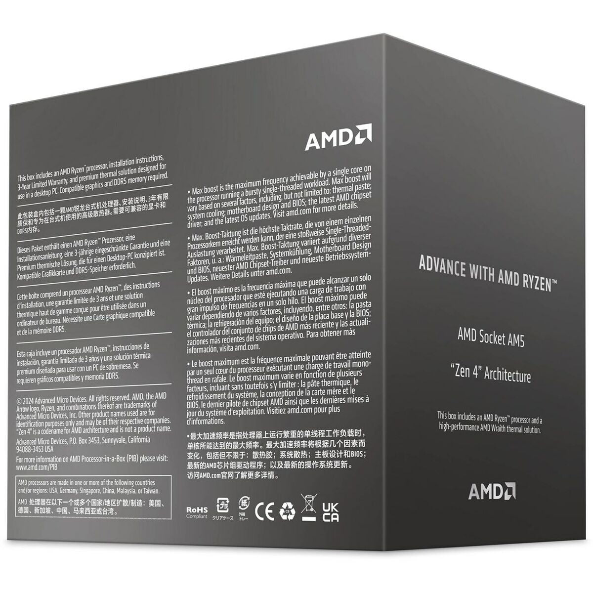 Processeur AMD 100-100001590BOX AMD AM5