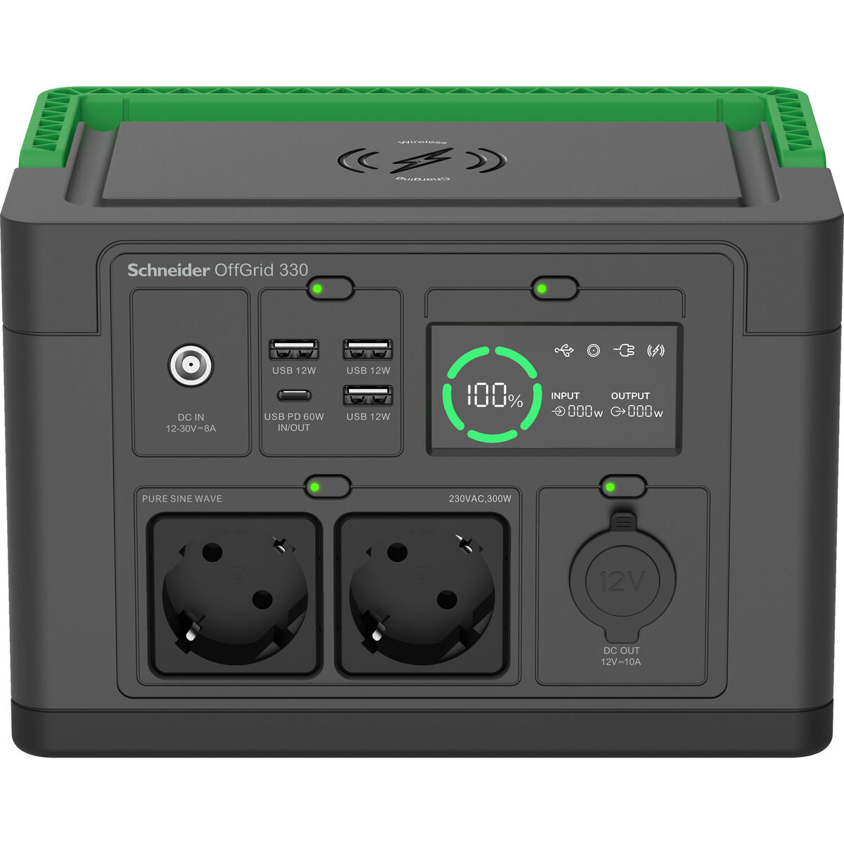 Système d'Alimentation Sans Interruption Interactif APC PPS330-GR Noir Vert 50 W