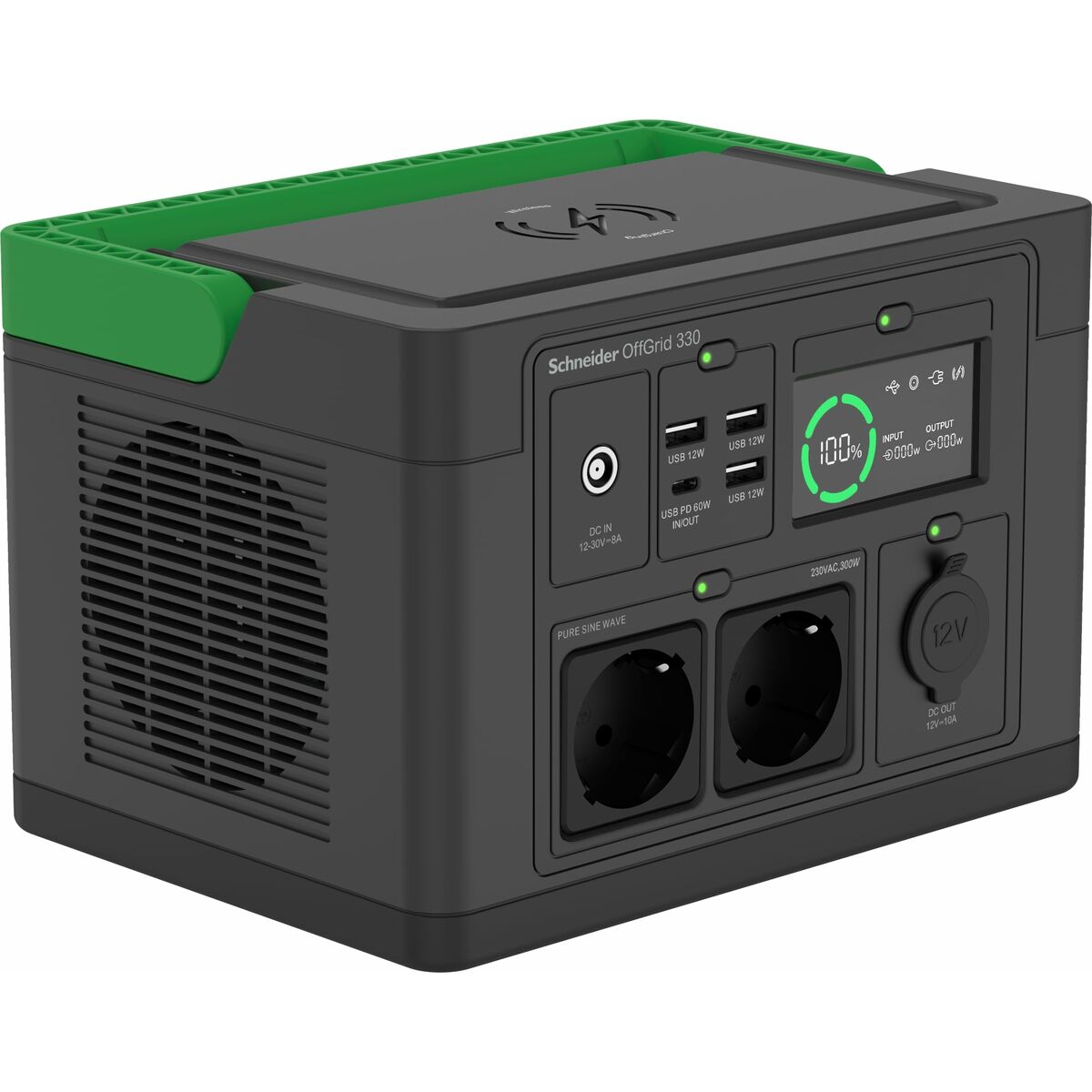 Système d'Alimentation Sans Interruption Interactif APC PPS730-GR Noir Vert 700 W