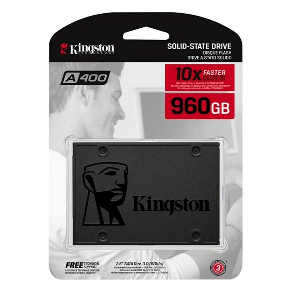 Disque dur Kingston SA400S37/960G SSD TLC 960 GB SSD