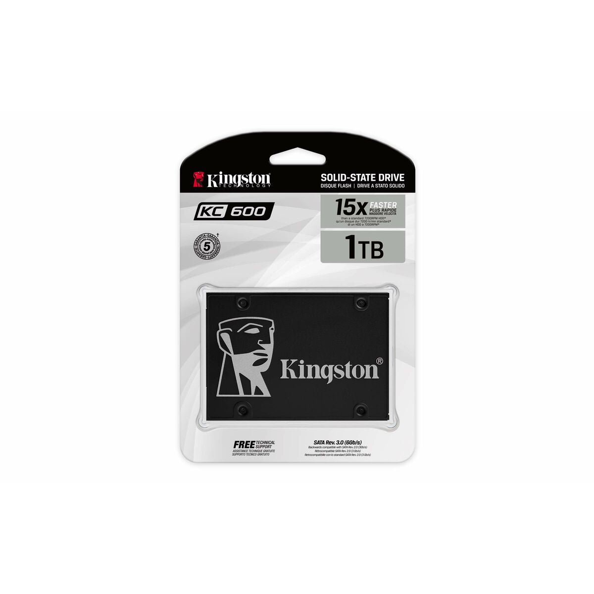 Disque dur Kingston KC600 1 TB SSD