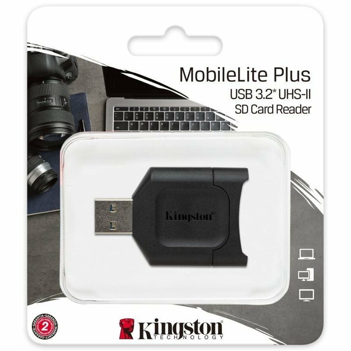 Lecteur de Cartes Kingston MLP Noir