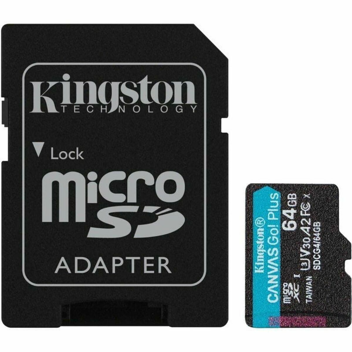 Carte Mémoire Micro SD avec Adaptateur Kingston SDCG4/64GB