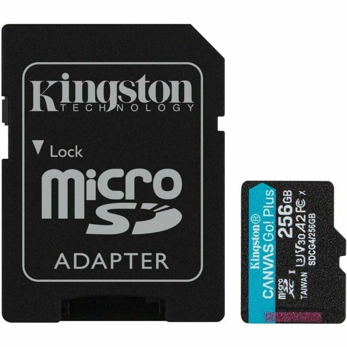 Carte Mémoire Micro SD avec Adaptateur Kingston SDCG4/256GB