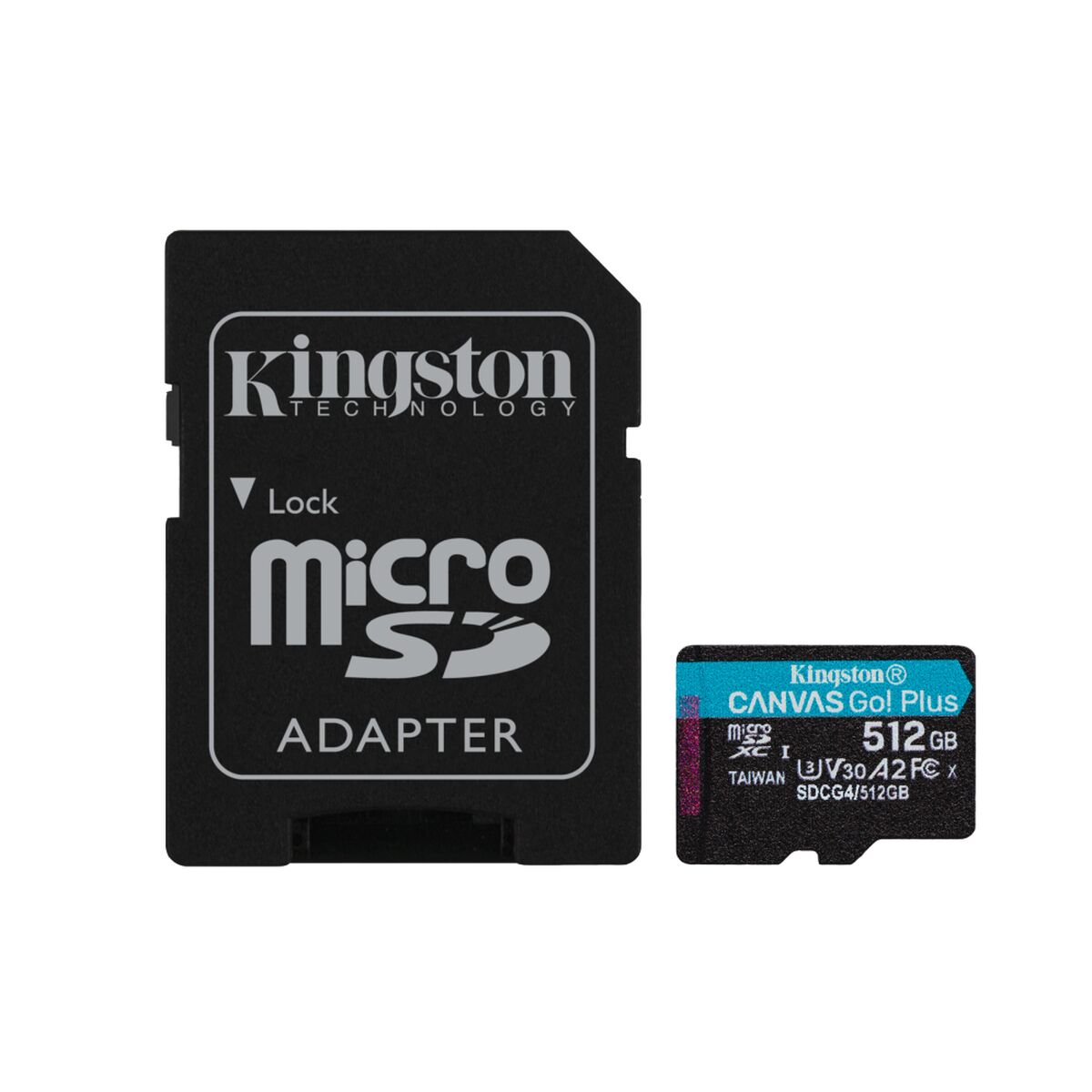 Carte Mémoire Micro SD avec Adaptateur Kingston SDCG4/512GB 512 GB