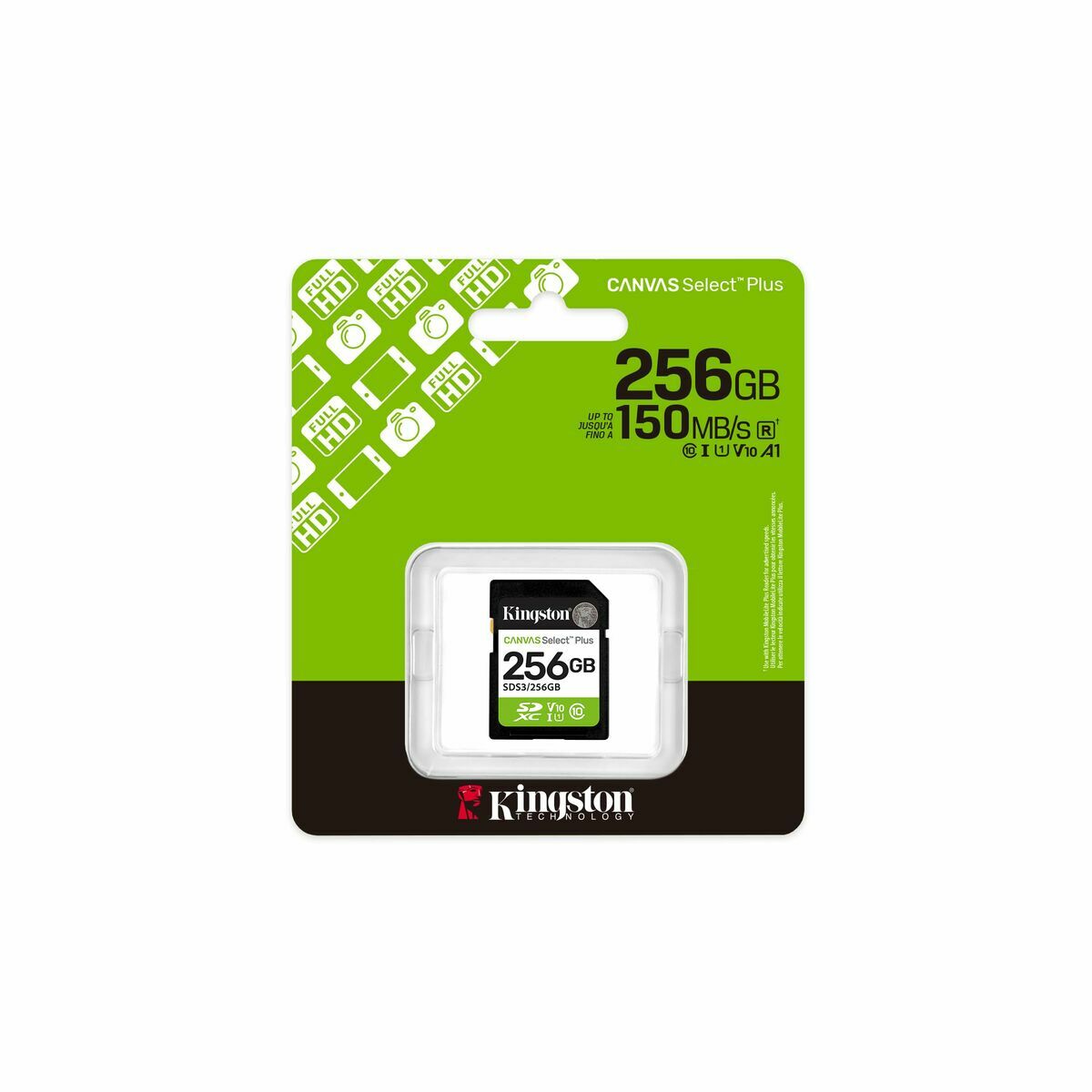 Carte Mémoire Micro SD avec Adaptateur Kingston 256 GB