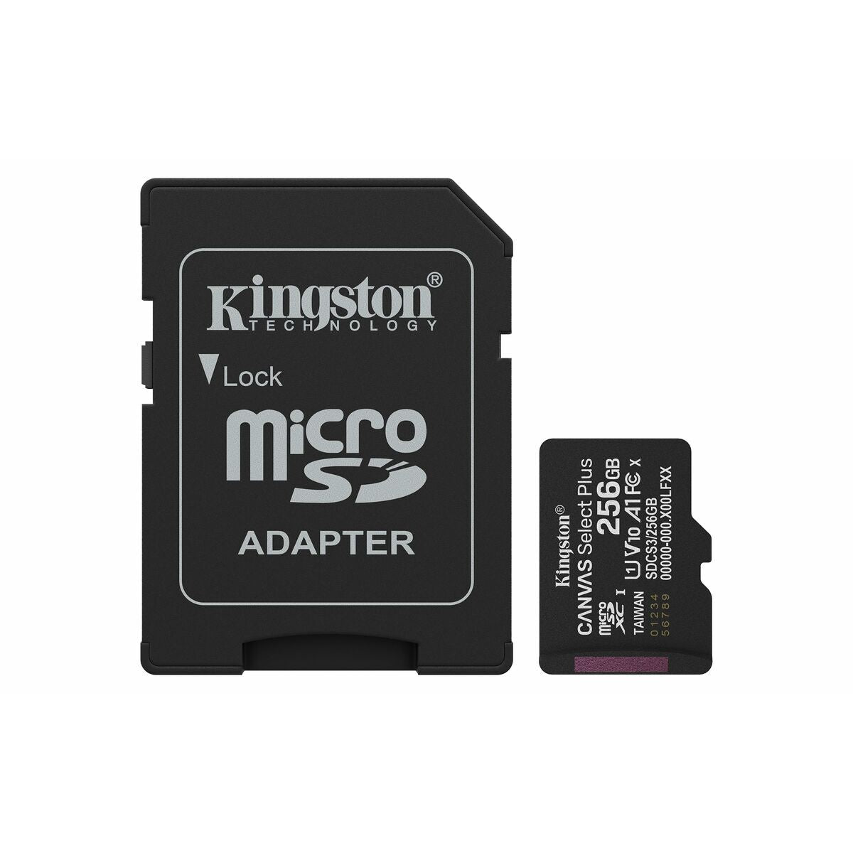 Carte Mémoire Micro SD avec Adaptateur Kingston SDCS3/256GB 256 GB