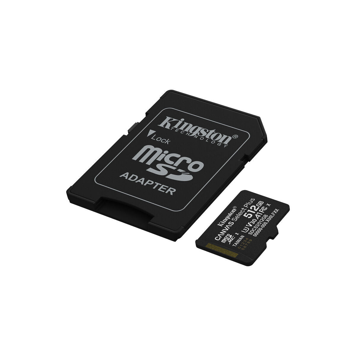 Carte Mémoire Micro SD avec Adaptateur Kingston SDCS3/512GB 512 GB