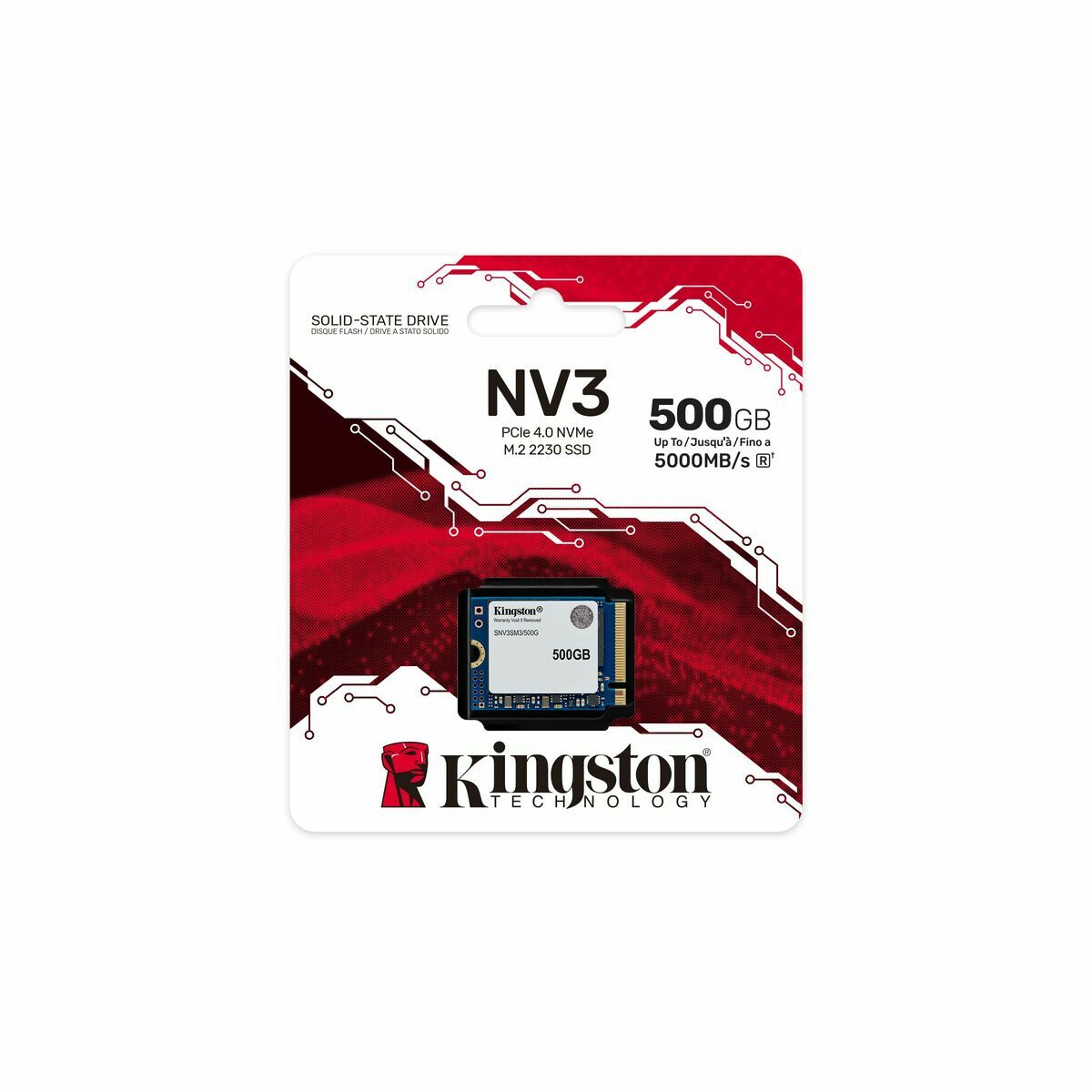 Disque dur Kingston NV3 M.2 2230 500 GB SSD
