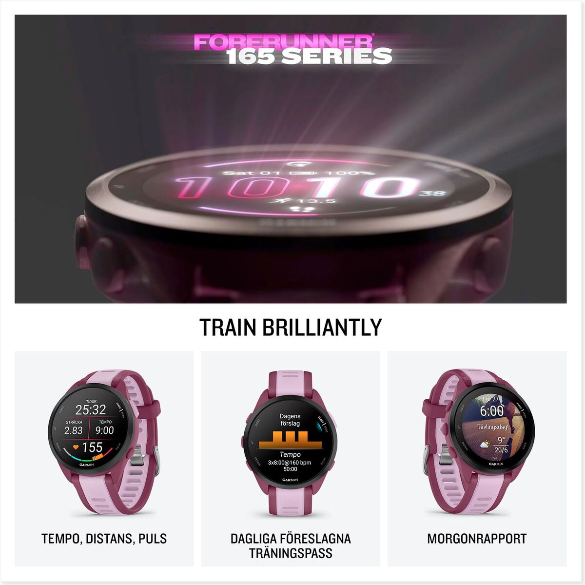 Montre intelligente GARMIN 010-02863-31 Blanc Gris Argenté 1,2" 43 mm