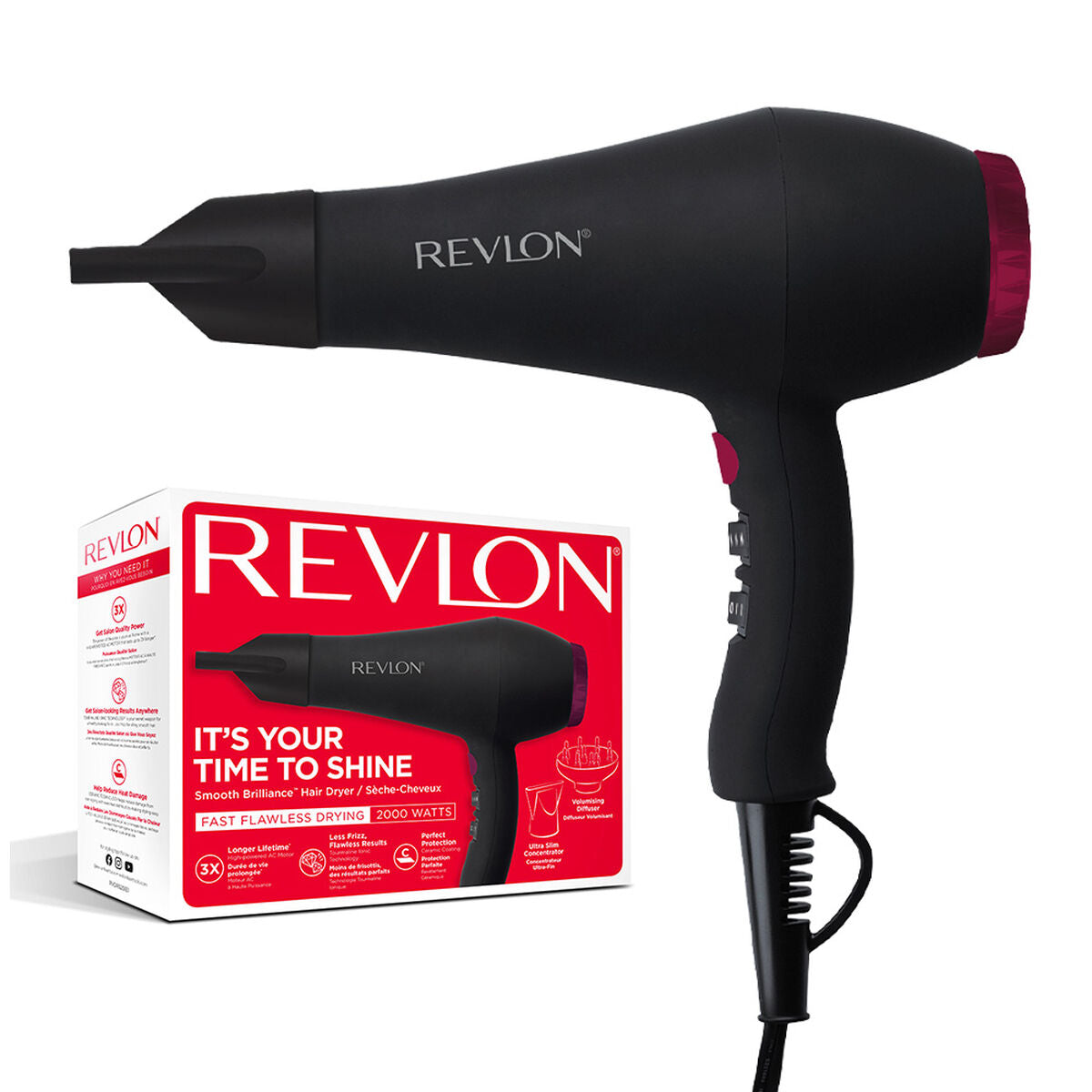 Sèche-cheveux Revlon RVDR5251E Noir 2000 W