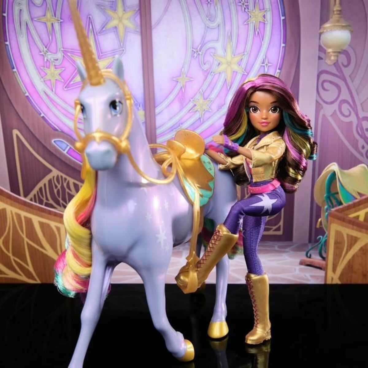 Poupée Spin Master Sophia Academia Unicornio Licorne 9 Pièces