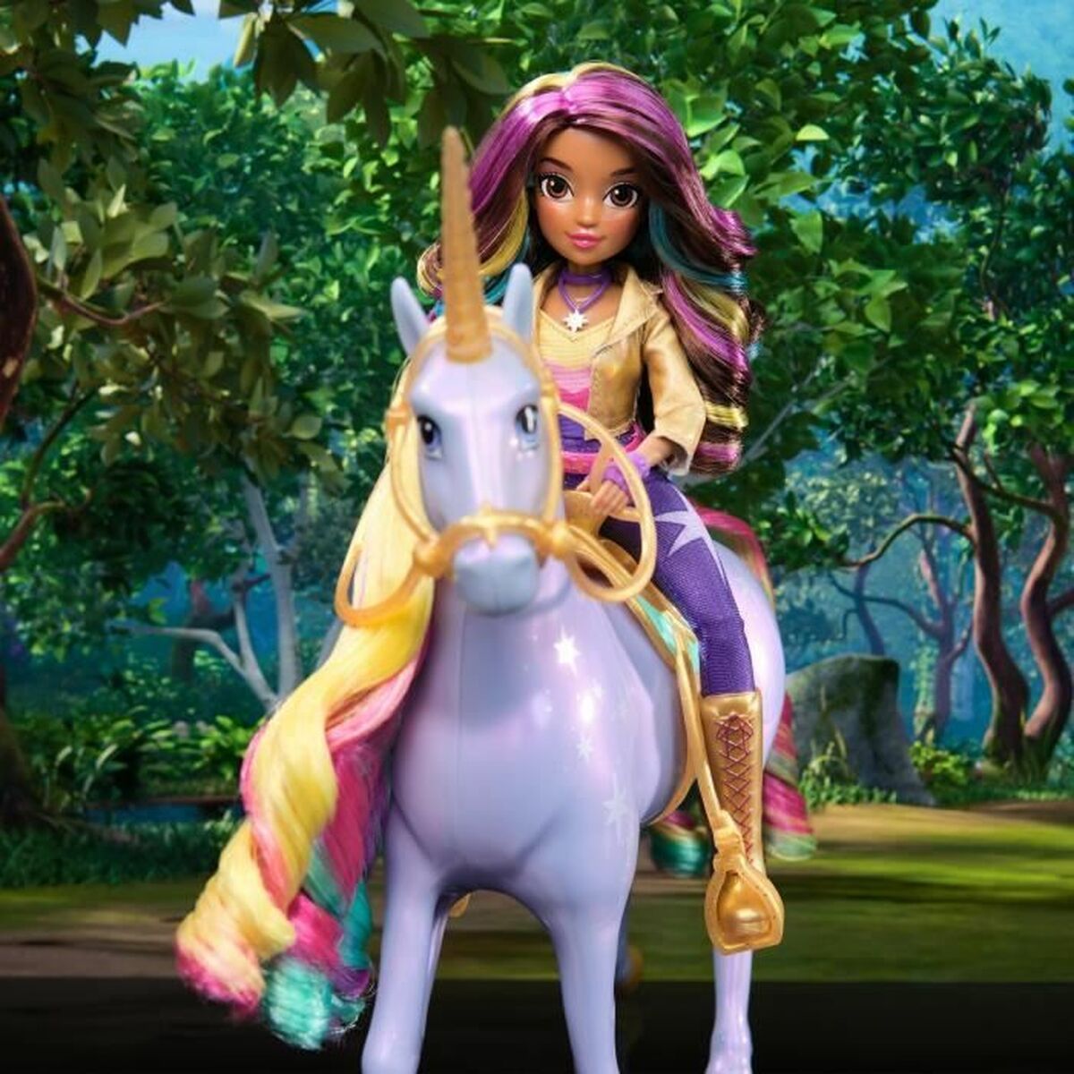Poupée Spin Master Sophia Academia Unicornio Licorne 9 Pièces