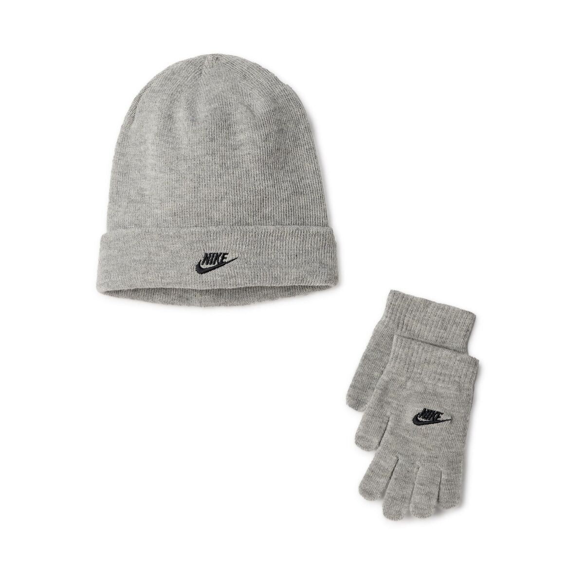 Bonnet et gants Nike Club Gris