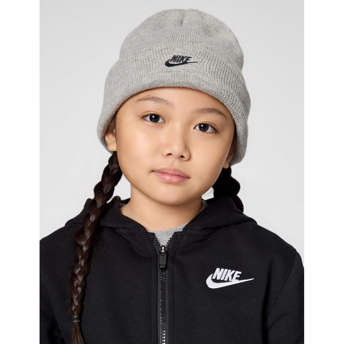 Bonnet et gants Nike Club Gris