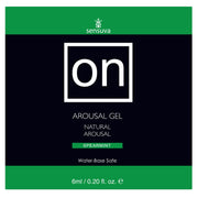 Gel Stimulant Sensuva 6 ml Menthe verte