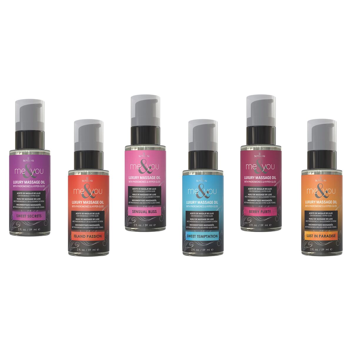 Huile de massage érotique Sensuva