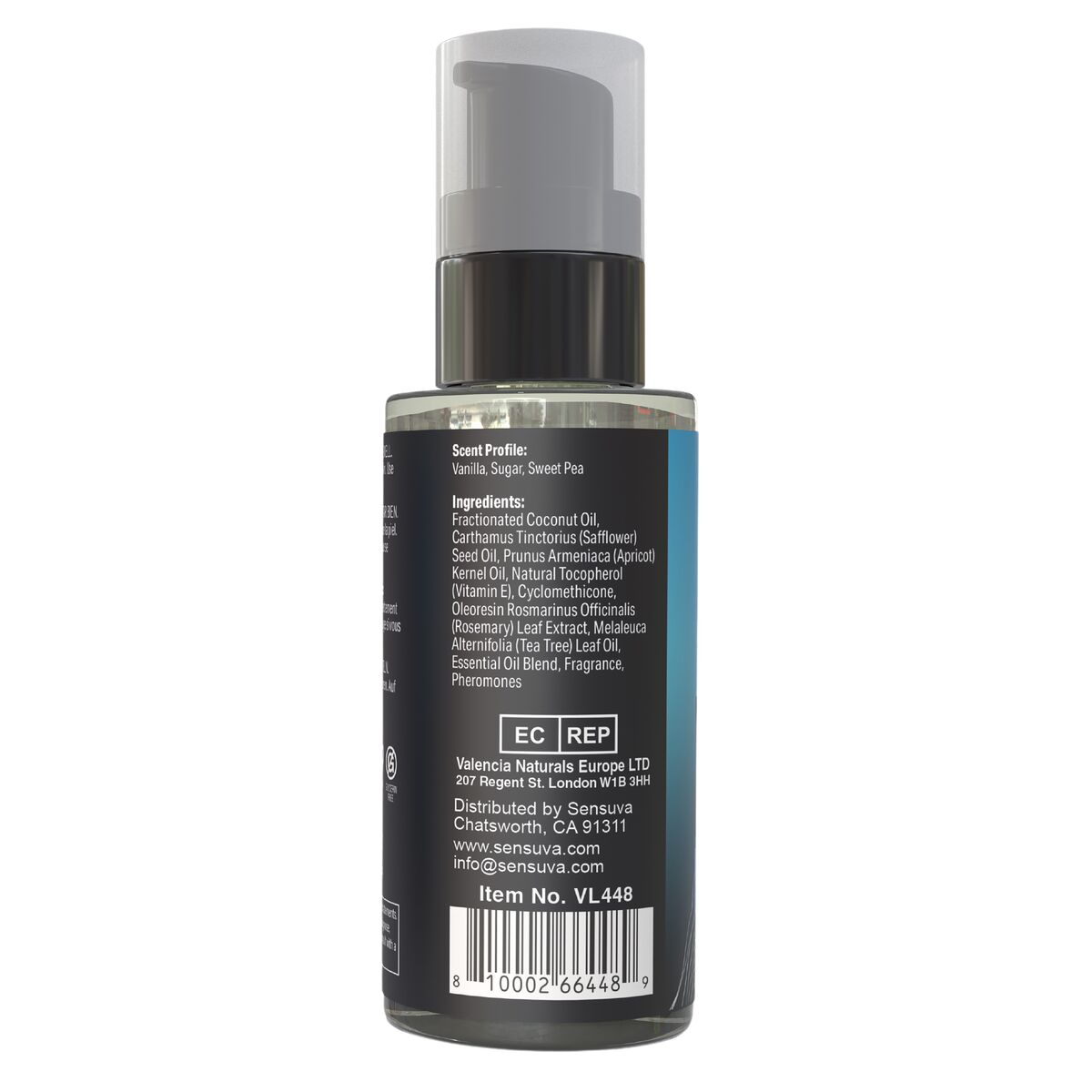 Huile de massage érotique Sensuva SWEET TEMPTATION Fruits exotiques 59 ml