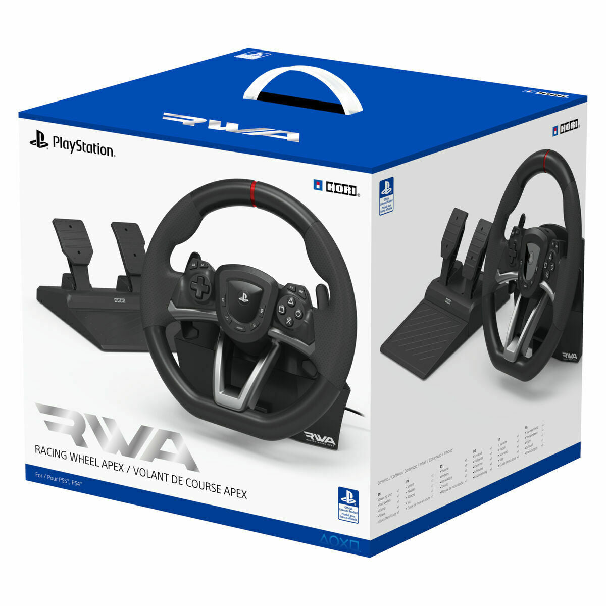 Commande HORI Racing Wheel APEX Noir