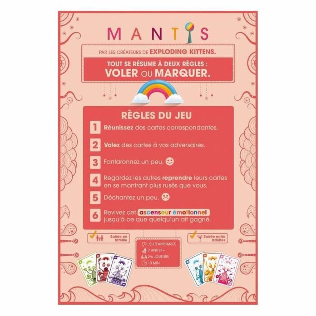 Jeu de société Asmodee Mantis